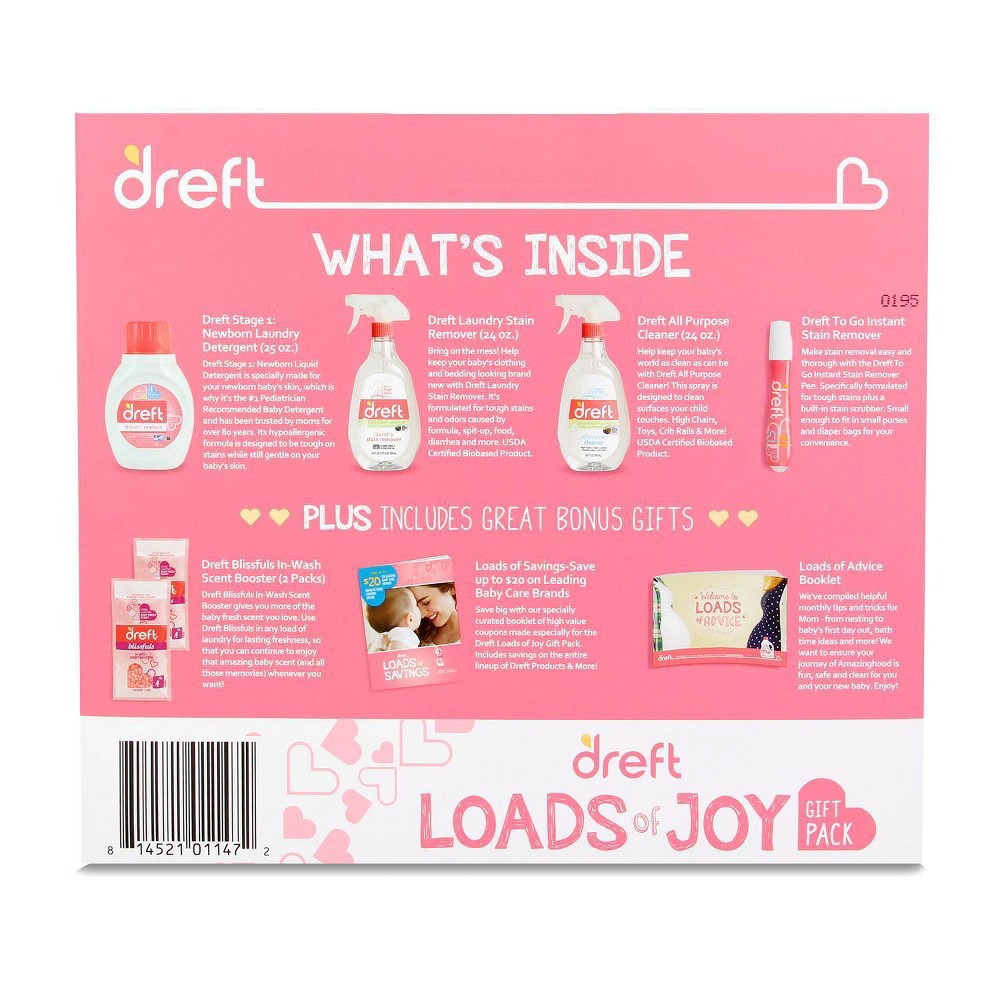 slide 4 of 5, Dreft Loads of Joy Gift Set - 4ct, 4 ct