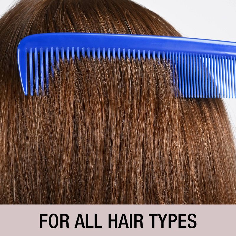 slide 5 of 5, Conair Dressing Combs - All Hair - Blue/Black - 2pk, 2 ct