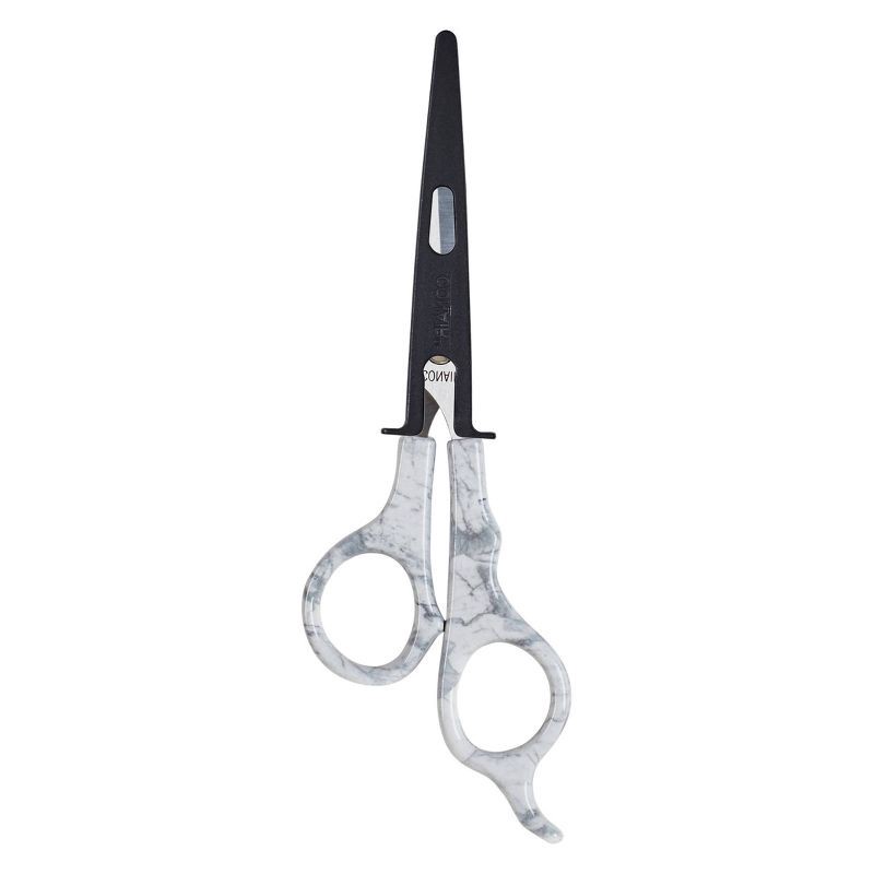 slide 2 of 5, Conair Cararra Marble Shears with Safety Blade Cover - 5 1/2", 1 ct