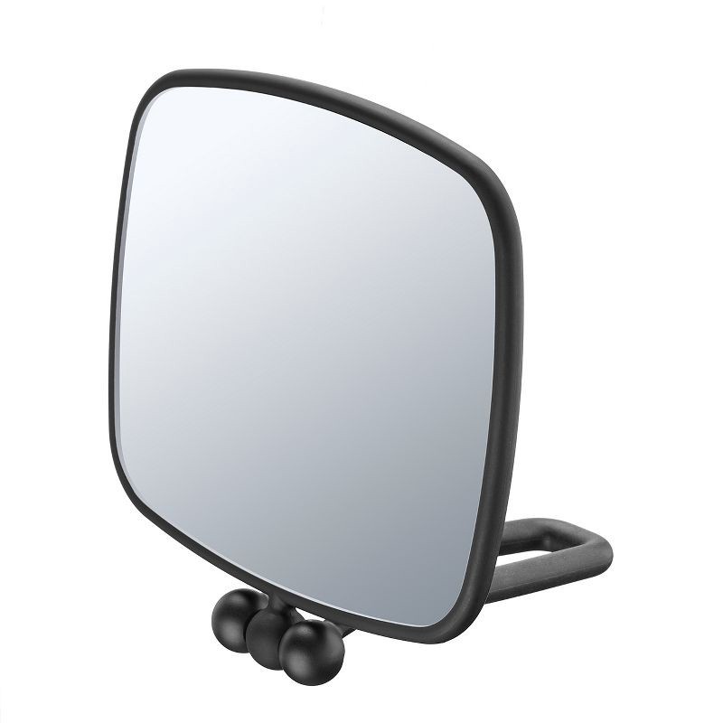 slide 1 of 4, Conair Soft Touch Large Black Rectangle Mirror, 1 ct