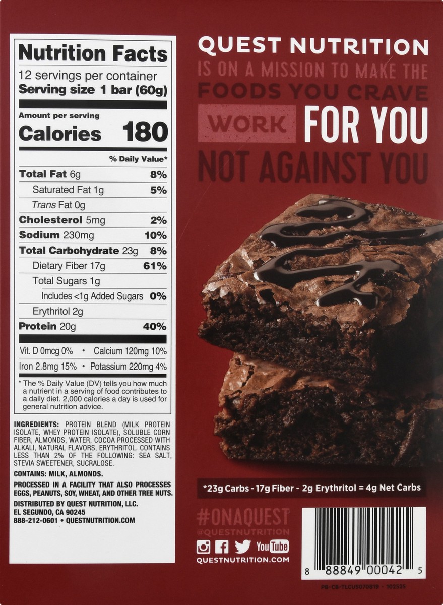 slide 5 of 9, Quest Protein Bar, 12 ct; 2.12 oz