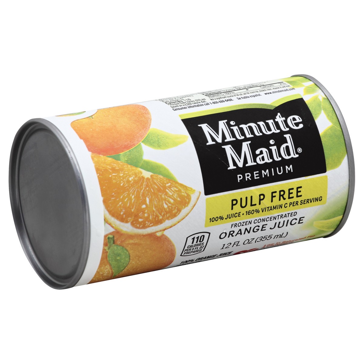 slide 1 of 1, Minute Maid No Pulp Orange Juice, 