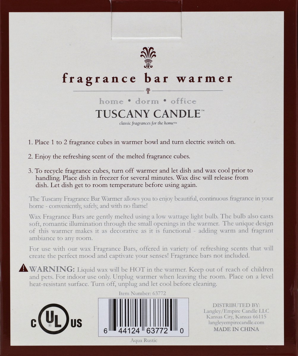 slide 6 of 6, Tuscany Candle Fragrance Bar Warmer Blue Sage - Each, 1 ct