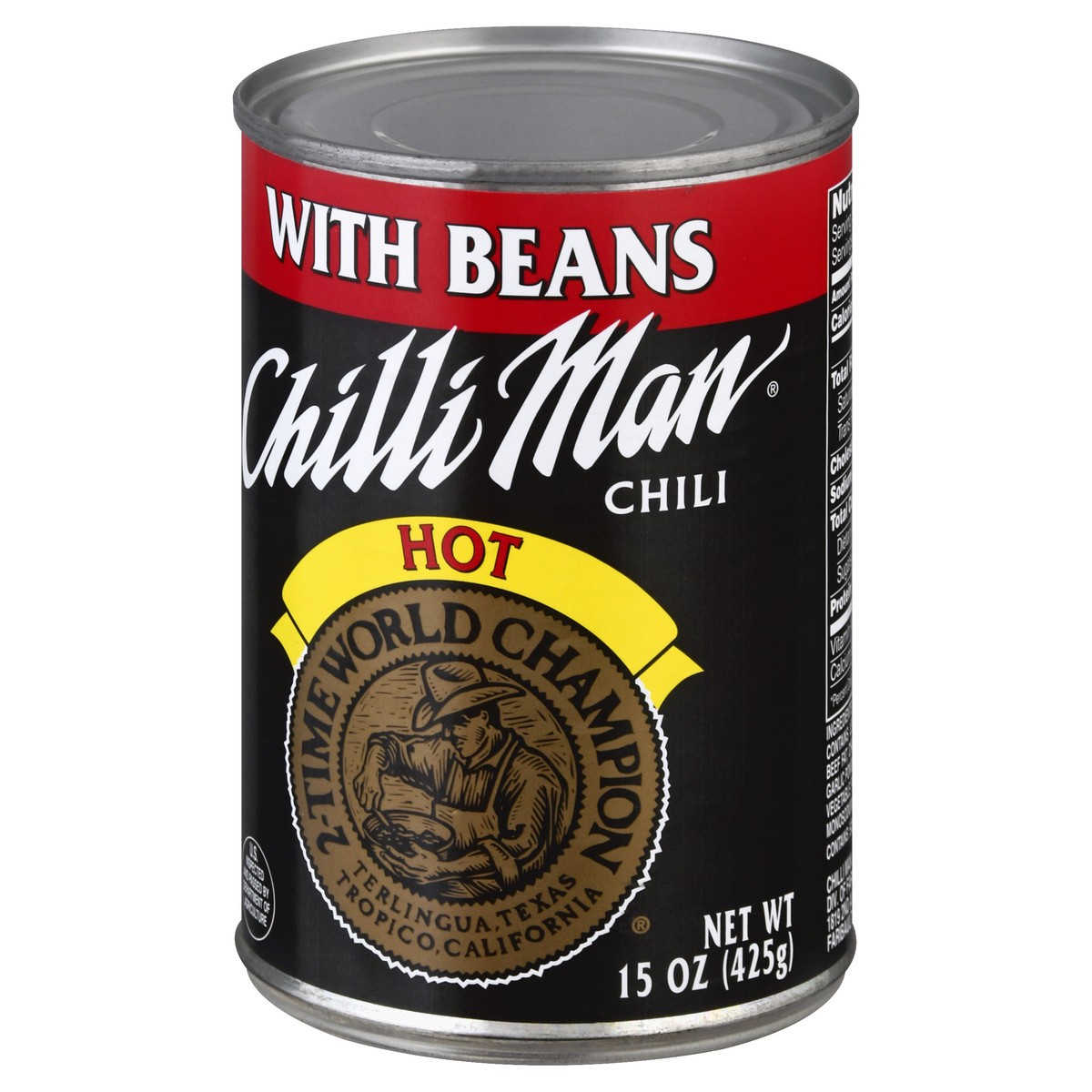 slide 8 of 13, Chilli Man Hot Chili with Beans 15 oz, 15 oz