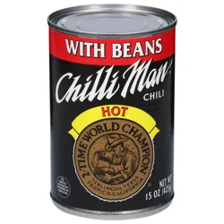 Chilli Man Hot Chili with Beans 15 oz