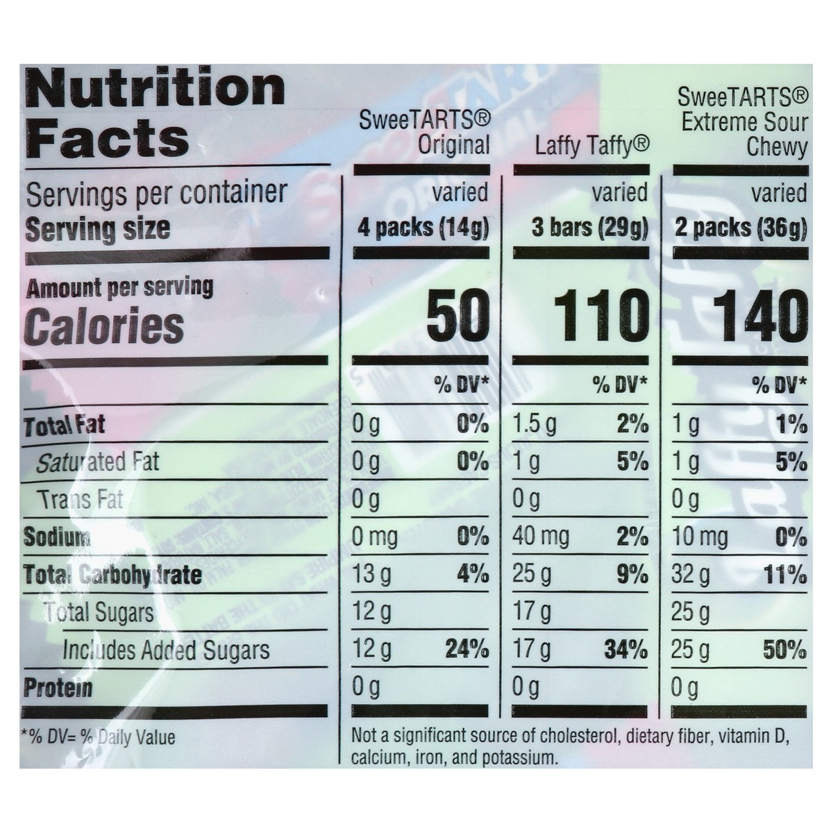 slide 13 of 13, Ferrara Candy Company Sweetarts Original Sweetarts Extreme Sour Chewy Laffy Taffy Strawberry Laffy Taffy Sour Apple Candy 164 ea, 164 ct