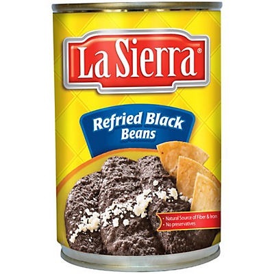 slide 1 of 1, La Sierra Refried Black Beans, 15.2 oz