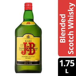 J&B Rare Blended Scotch Whisky, 1.75 L
