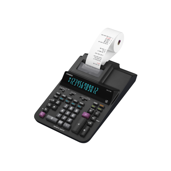 slide 1 of 2, Casio Dr-210R Desktop Printing Calculator, 1 ct