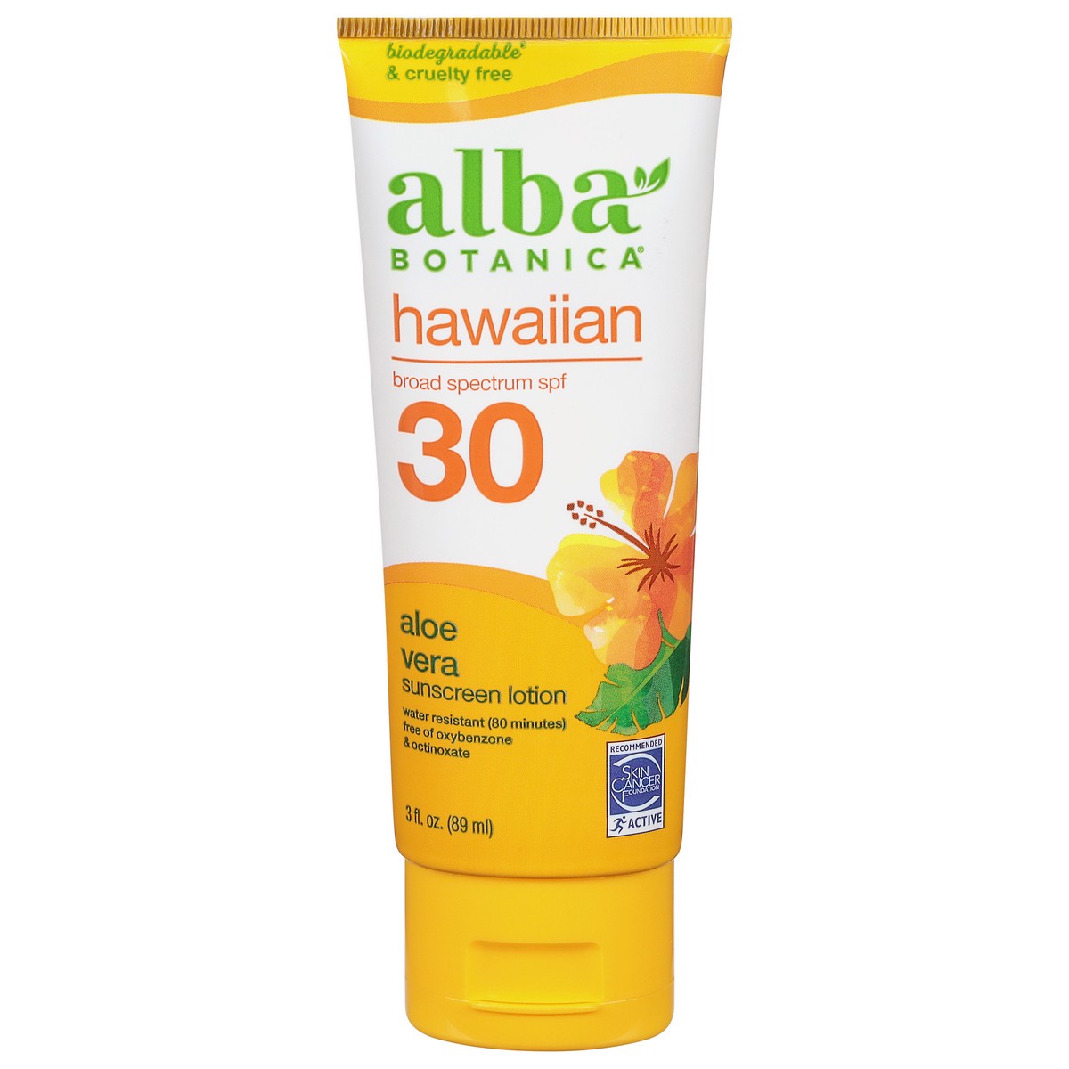 slide 1 of 8, Alba Botanica Broad Spectrum SPF 30 Hawaiian Aloe Vera Sunscreen Lotion 3 fl oz, 3 fl oz