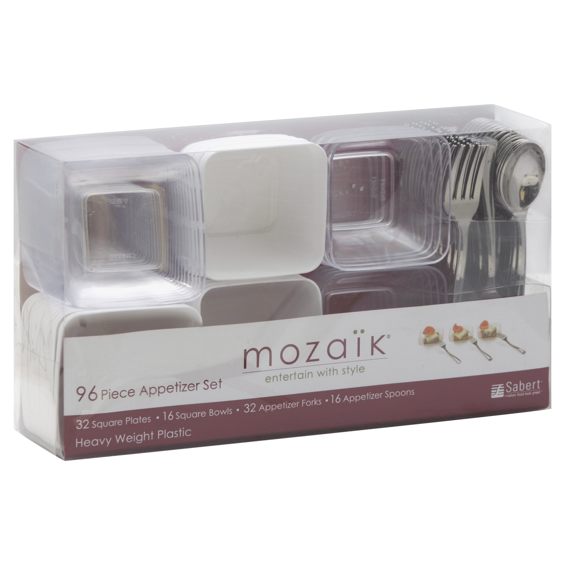 slide 1 of 4, Mozaik Mini Appetizer Set, 1 ea