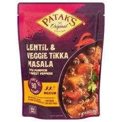 Patak's Lentil & Veggie Medium Tikka Masala 10.05 oz