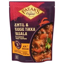 Patak's Lentil & Veggie Medium Tikka Masala 10.05 oz