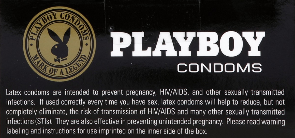 slide 4 of 7, Playboy Condoms 12 ea, 12 ct