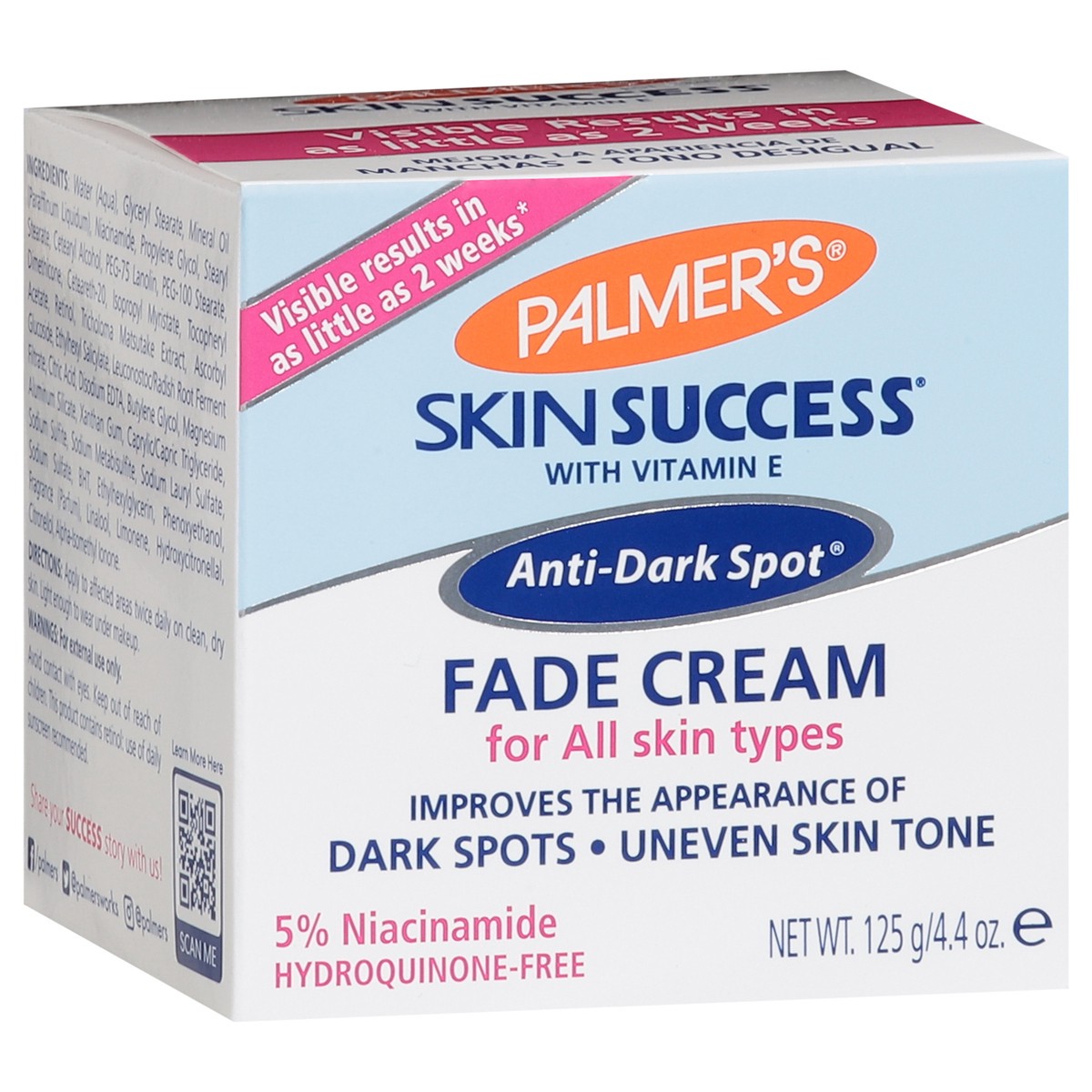 slide 9 of 13, Palmer's Skin Success Anti-Dark Spot Fade Cream with Vitamin E 4.4 oz, 4.4 oz