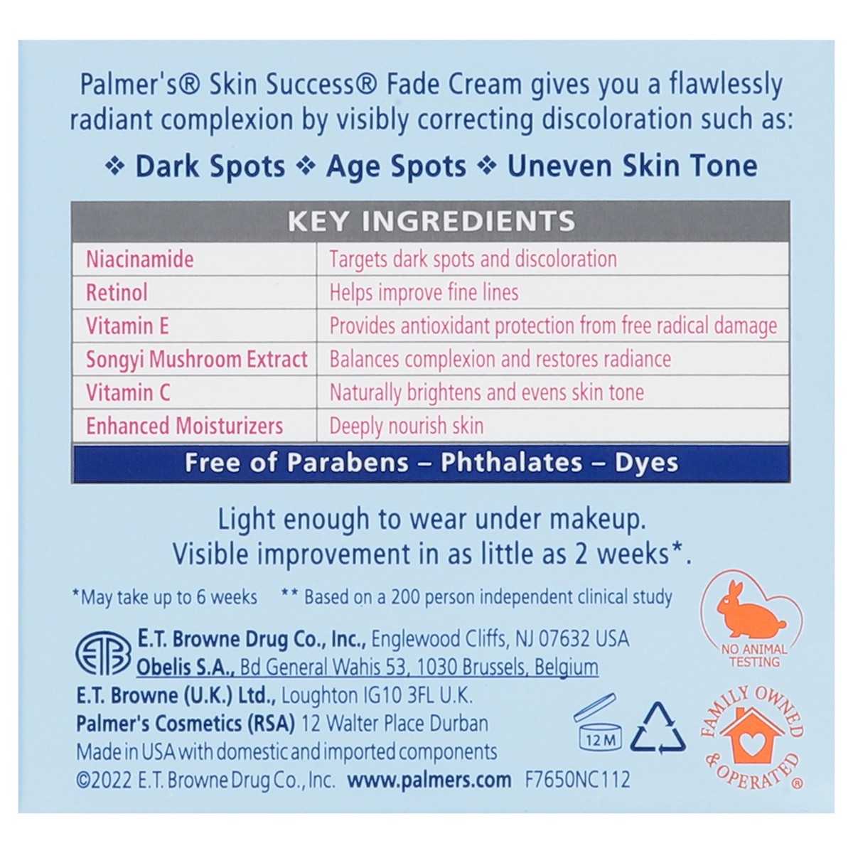 slide 8 of 13, Palmer's Skin Success Anti-Dark Spot Fade Cream with Vitamin E 4.4 oz, 4.4 oz