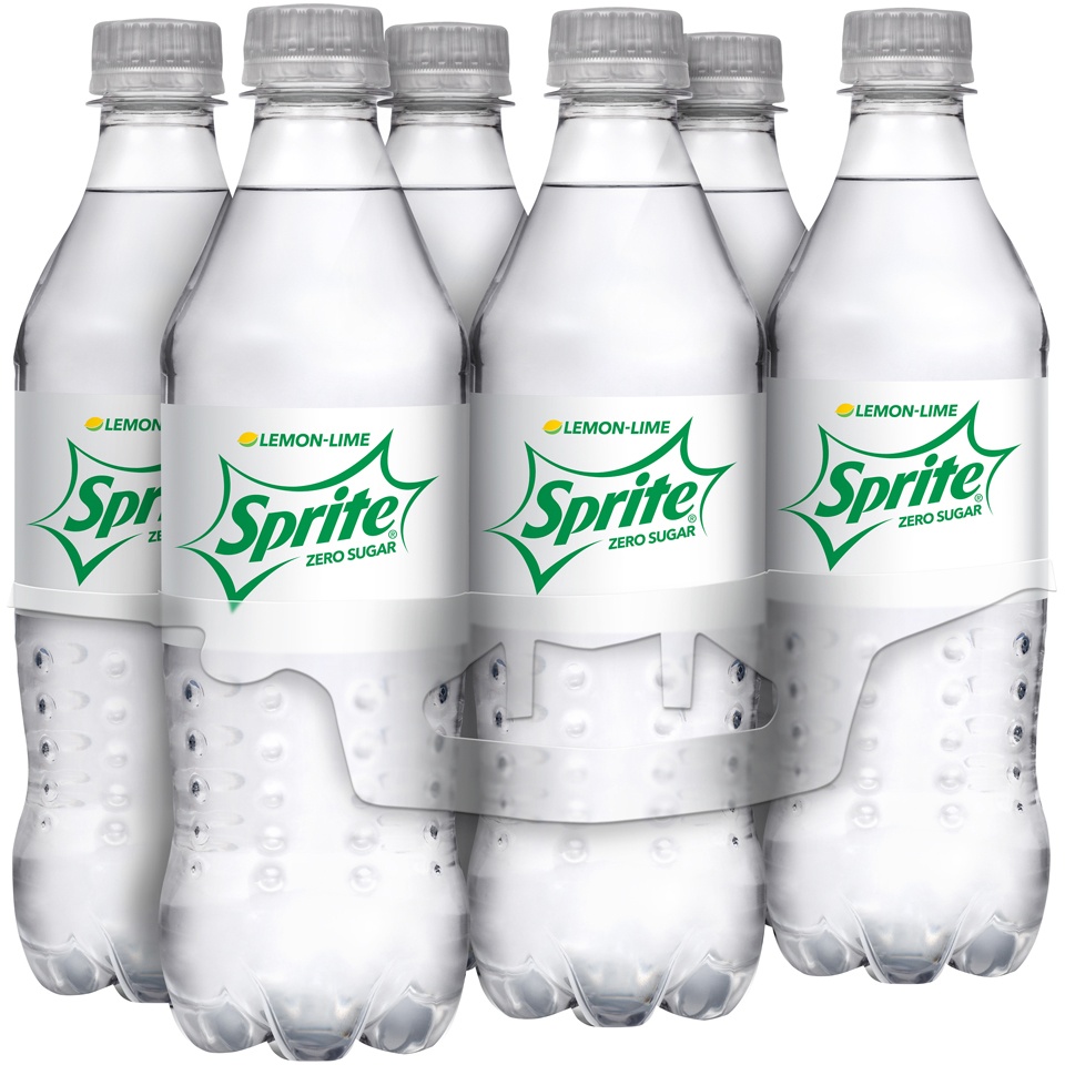 slide 2 of 2, Sprite Zero Sugar Bottles, 16.9 fl oz, 6 Pack, 6 ct