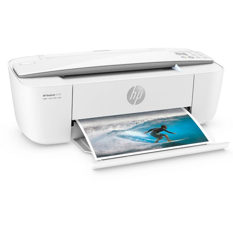 slide 4 of 9, HP Inc. HP DeskJet 3755 Wireless All-In-One Color Printer, Scanner, Copier, Instant Ink Ready - Stone (J9V91A_B1H), 1 ct