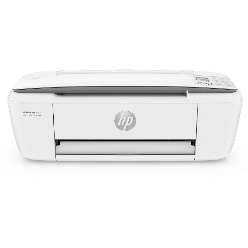 slide 1 of 9, HP Inc. HP DeskJet 3755 Wireless All-In-One Color Printer, Scanner, Copier, Instant Ink Ready - Stone (J9V91A_B1H), 1 ct