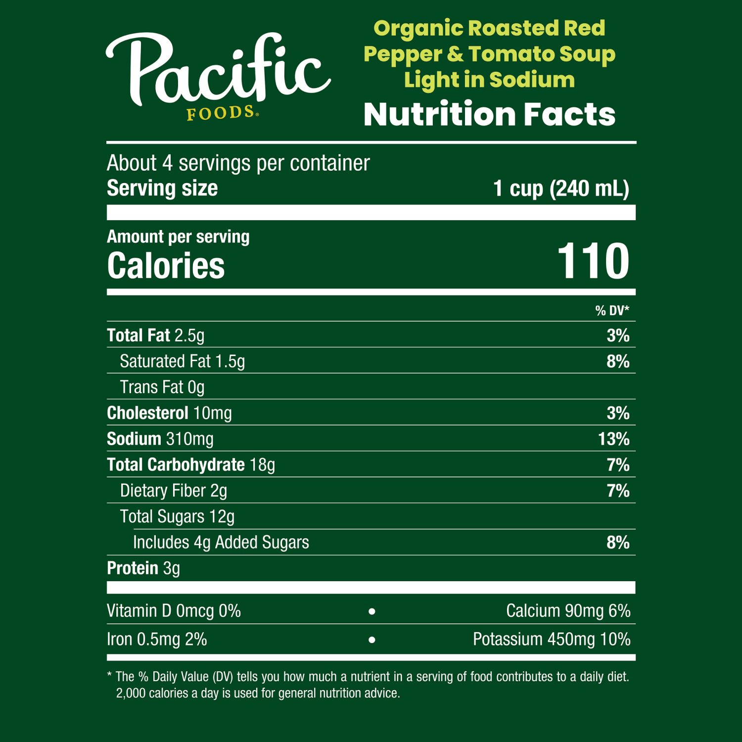slide 5 of 8, Pacific Foods Light in Sodium Organic Roasted Red Pepper and Tomato Soup, 32 oz Carton, 32 fl oz