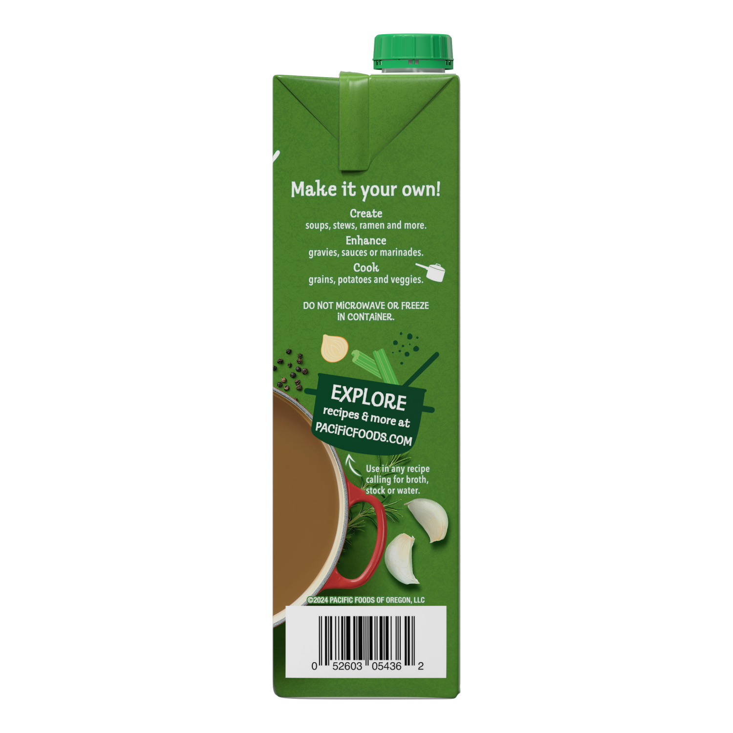 slide 5 of 5, Pacific Foods Low Sodium Organic Beef Broth, 32 oz Carton, 32 oz