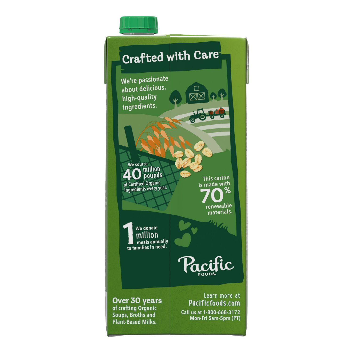 slide 5 of 6, Pacific Foods Original Organic Oat Milk, 32.000 fl oz