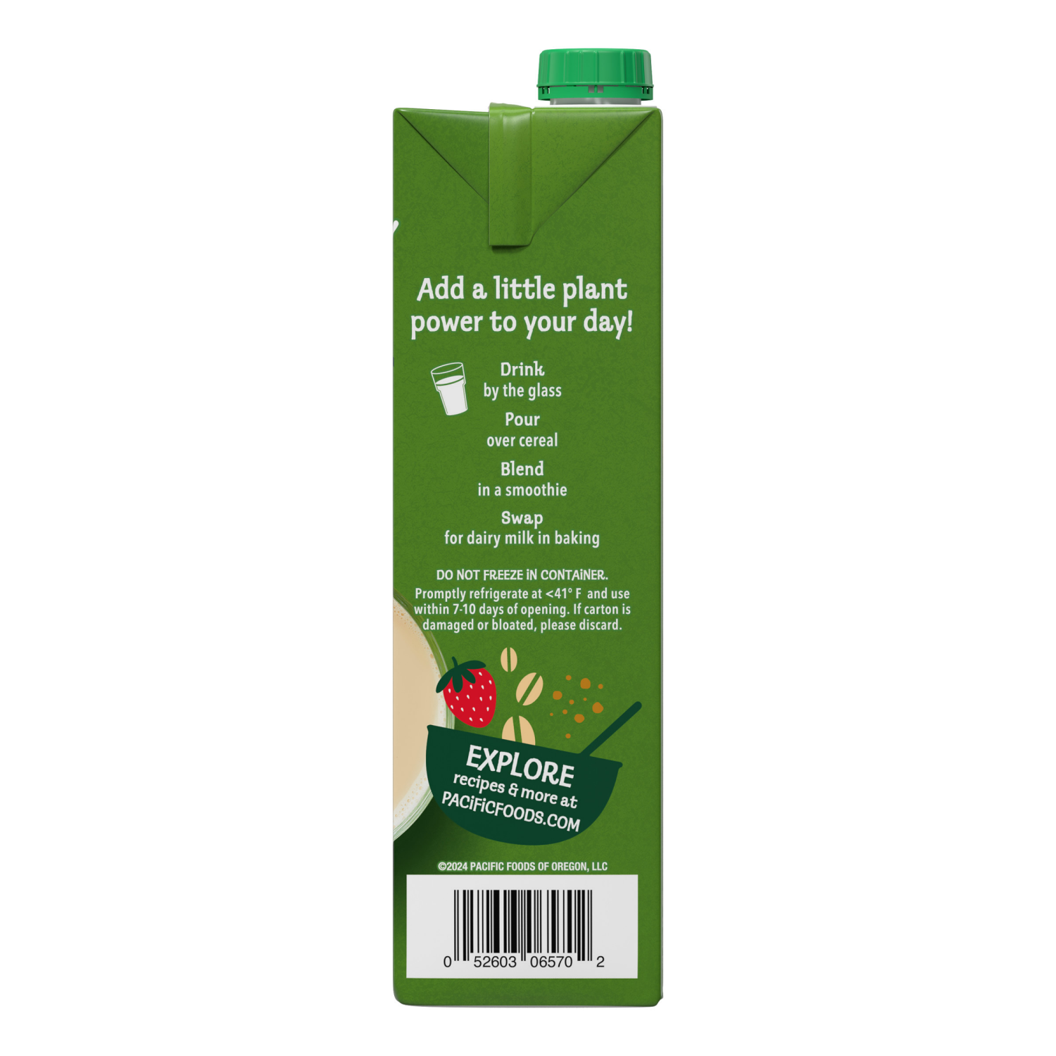 slide 6 of 6, Pacific Foods Original Organic Oat Milk, 32.000 fl oz