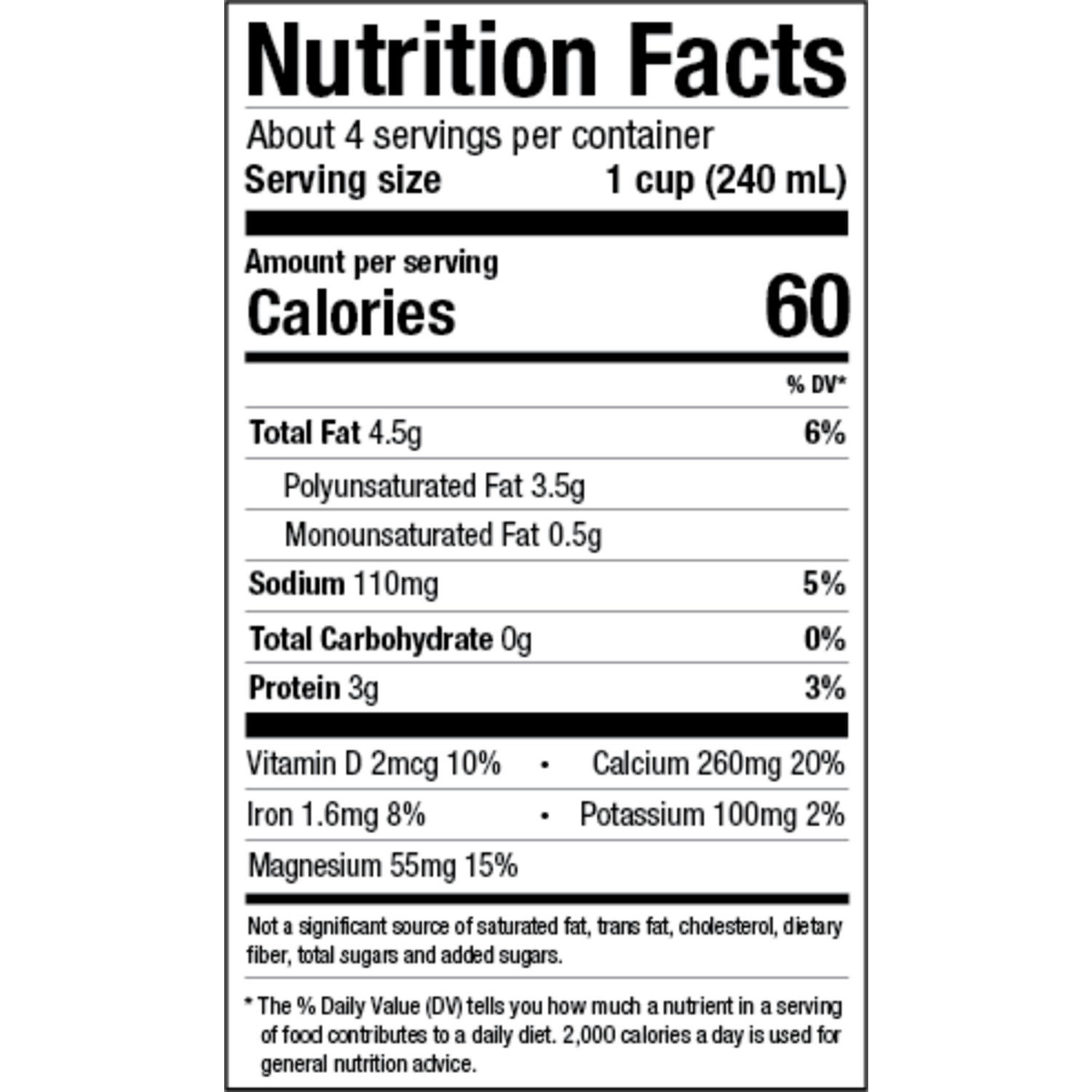 slide 4 of 6, Pacific Foods Unsweetened Hemp Milk, Plant Based Milk, 32 oz Carton, 32.000 fl oz