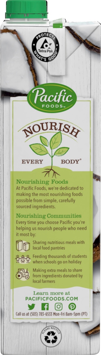 slide 3 of 9, Pacific Foods Organic Coconut Original Plant-Based Beverage, 32oz, 32 oz