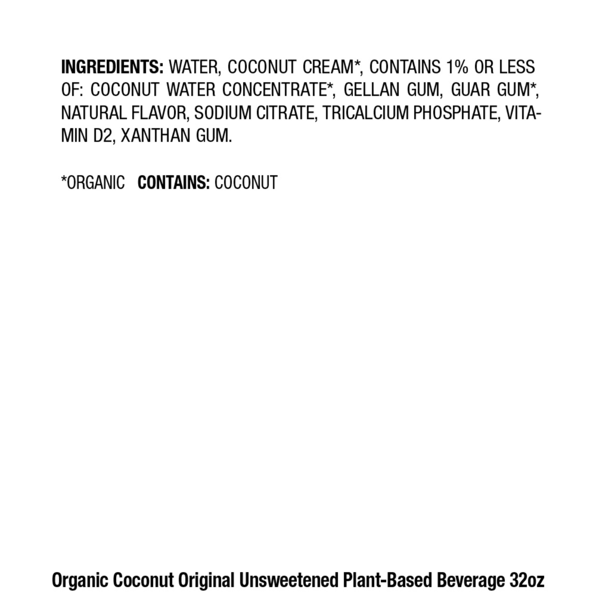 slide 3 of 7, Pacific Foods Organic Unsweetened Coconut Milk, Plant Based Milk, 32 oz Carton, 32 oz
