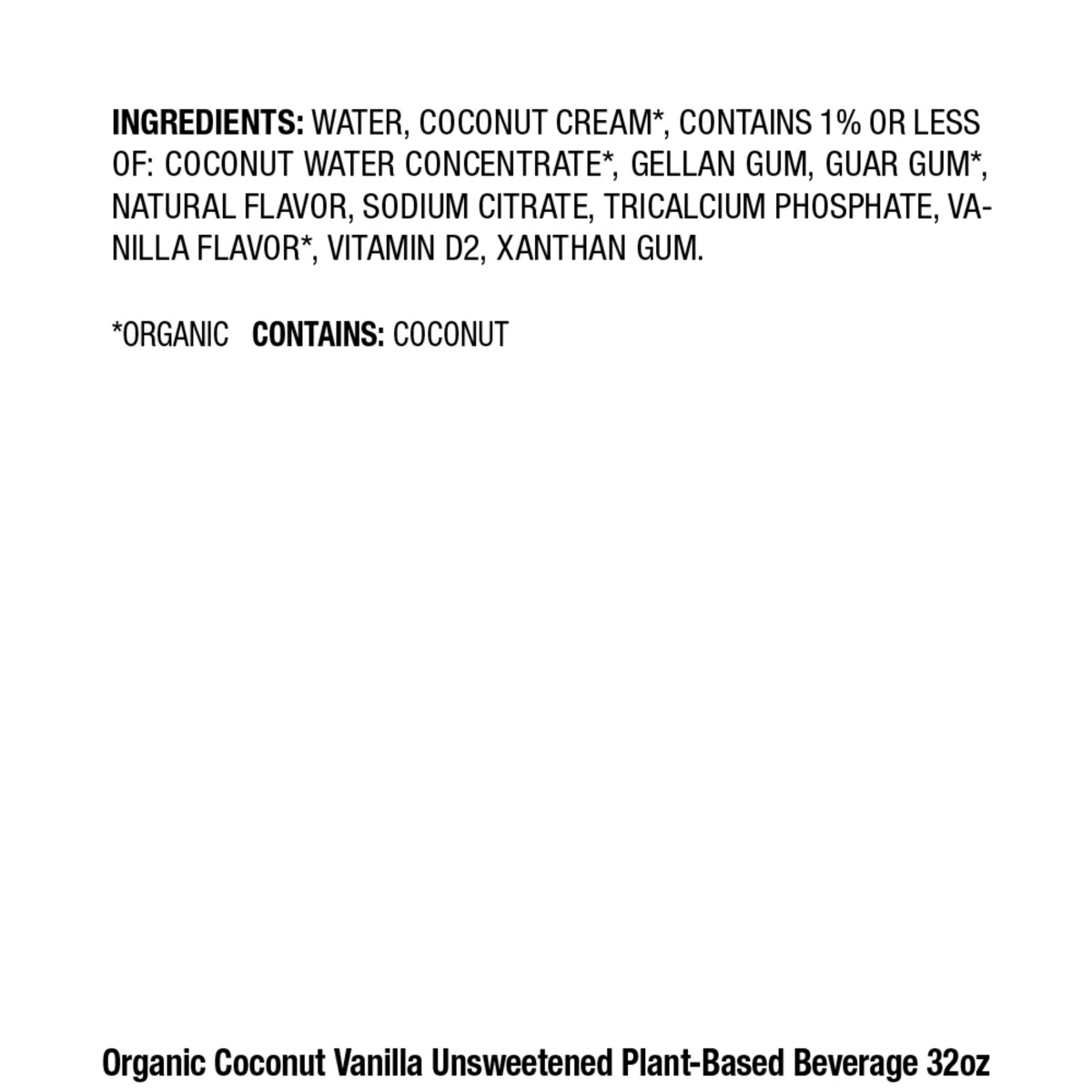 slide 3 of 8, Pacific Foods Organic Unsweetened Vanilla Coconut Milk, Plant Based Milk, 32 oz Carton, 32 oz