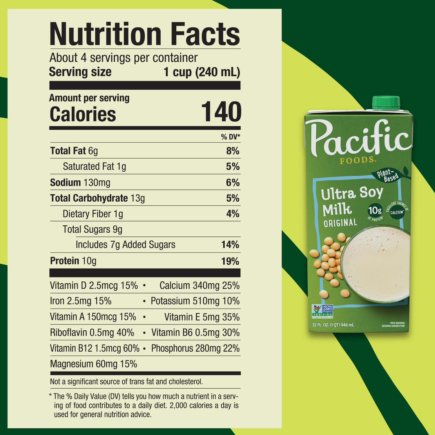 slide 3 of 6, Pacific Foods Original Ultra Soy Milk, 32.000 fl oz