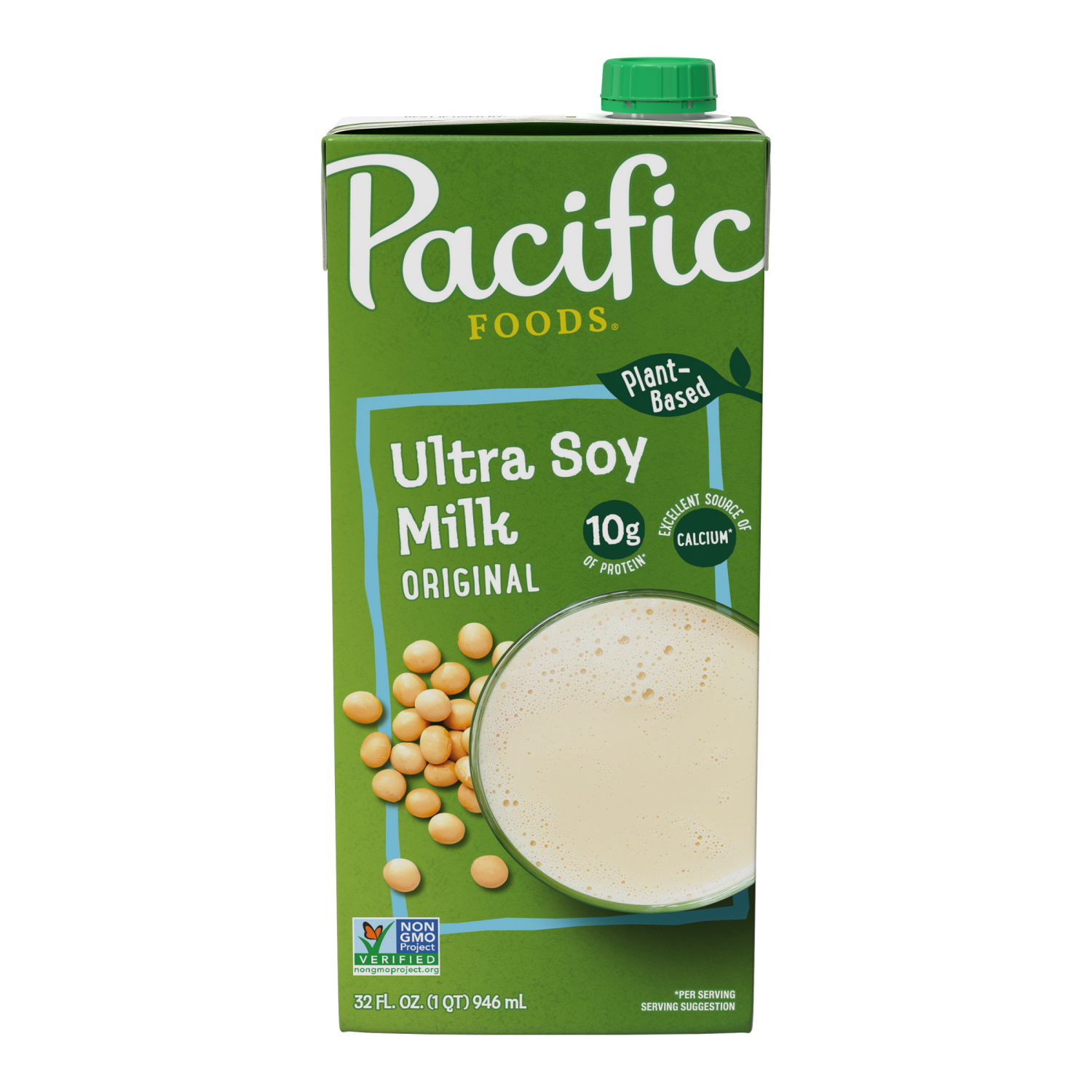 slide 1 of 6, Pacific Foods Original Ultra Soy Milk, 32.000 fl oz