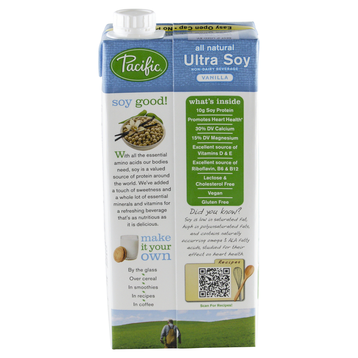 slide 2 of 4, Pacific Foods Ultra Soy Vanilla Plant-Based Beverage, 32 fl oz