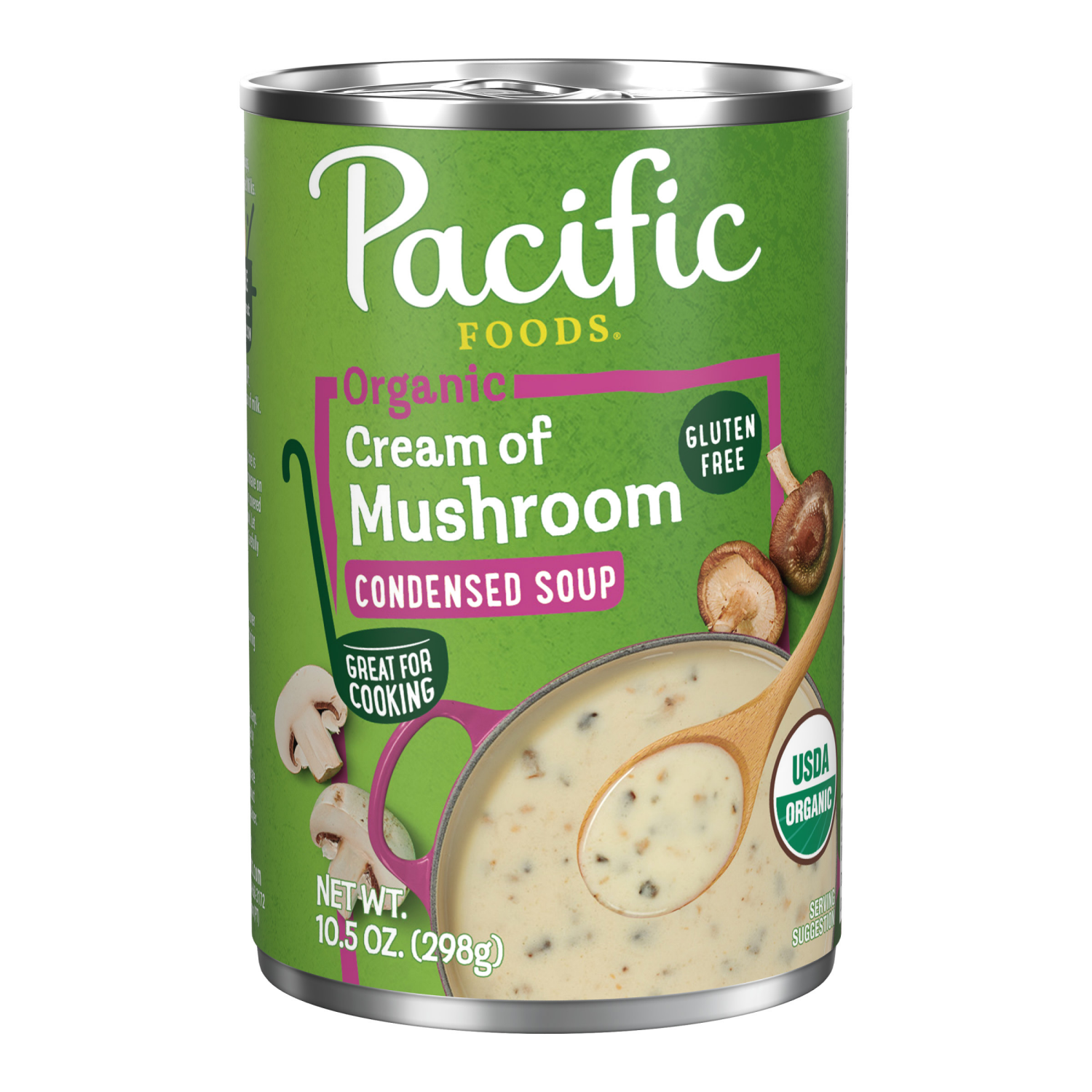 slide 1 of 3, Pacific Foods Organic Cream of Mushroom Soup, 10.5 oz Can, 10.5 oz