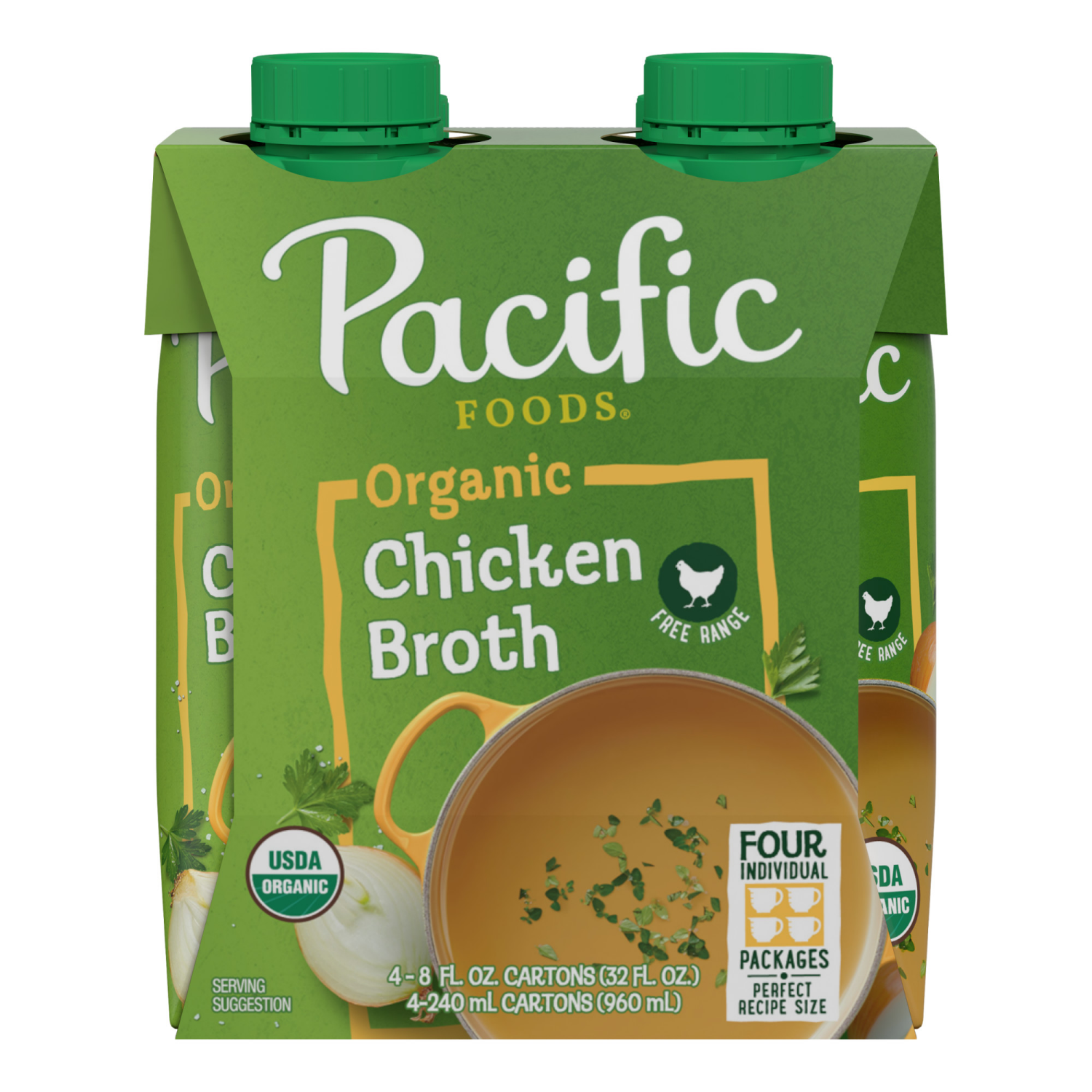 slide 1 of 5, Pacific Chicken Broth - 32 oz, 32 oz
