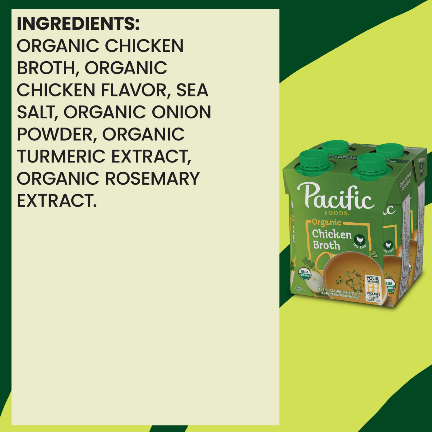 slide 4 of 5, Pacific Chicken Broth - 32 oz, 32 oz