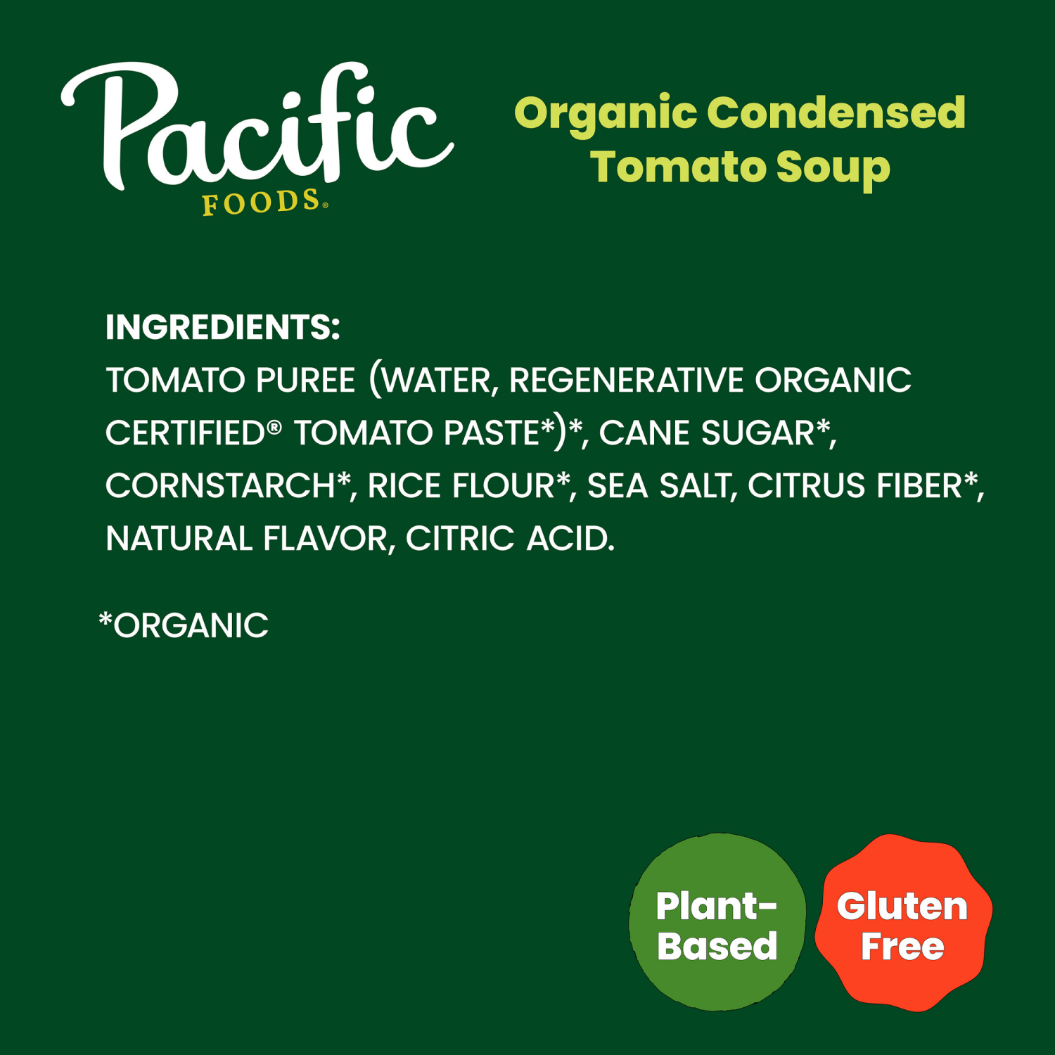 slide 6 of 8, Pacific Foods Organic Condensed Tomato Soup, 10.75 oz Can, 10.750 oz