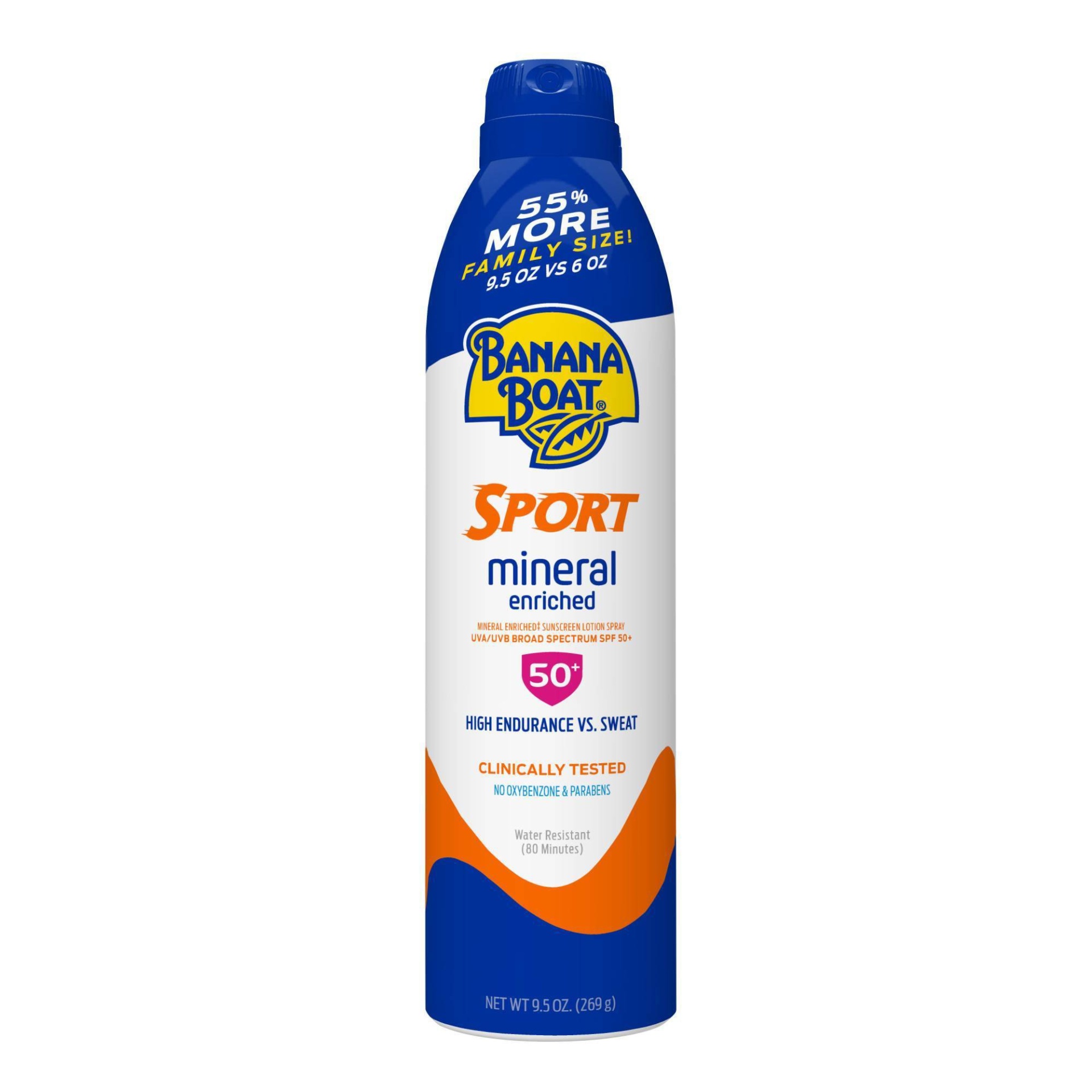 slide 1 of 3, Banana Boat Sport Mineral Enriched Sunscreen Spray - SPF, 50 x 9.5 oz