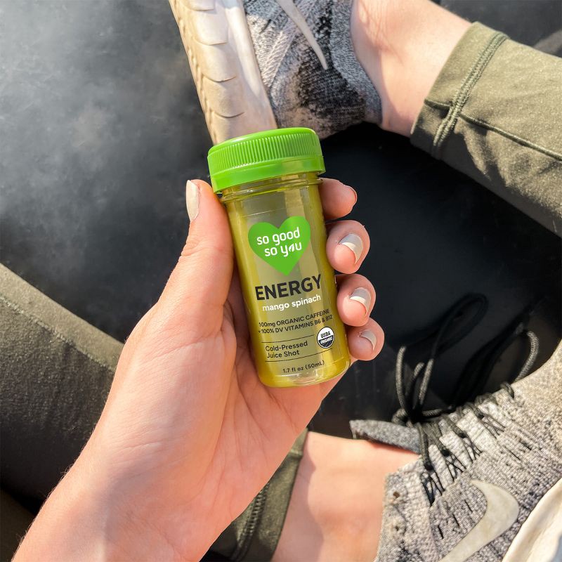 slide 5 of 6, So Good So You Energy Mango Spinach Organic Cold-Pressed Juice Shot - 1.7 fl oz, 1.7 fl oz