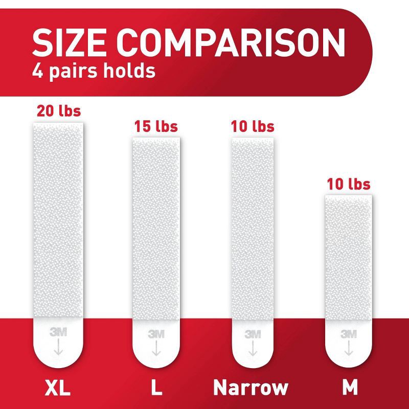 slide 7 of 15, Command Assorted Size Damage-Free Adhesive Picture Hanging Strips, 1 ct