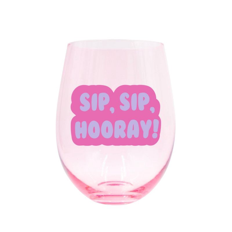 slide 3 of 3, NPW 26oz Giant Wine Glass Gold, 26 oz