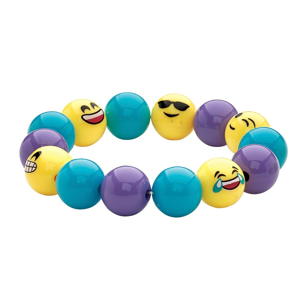slide 6 of 8, Creativity for Kids Jewelry Kit - Emoji Bracelets, 1 ct