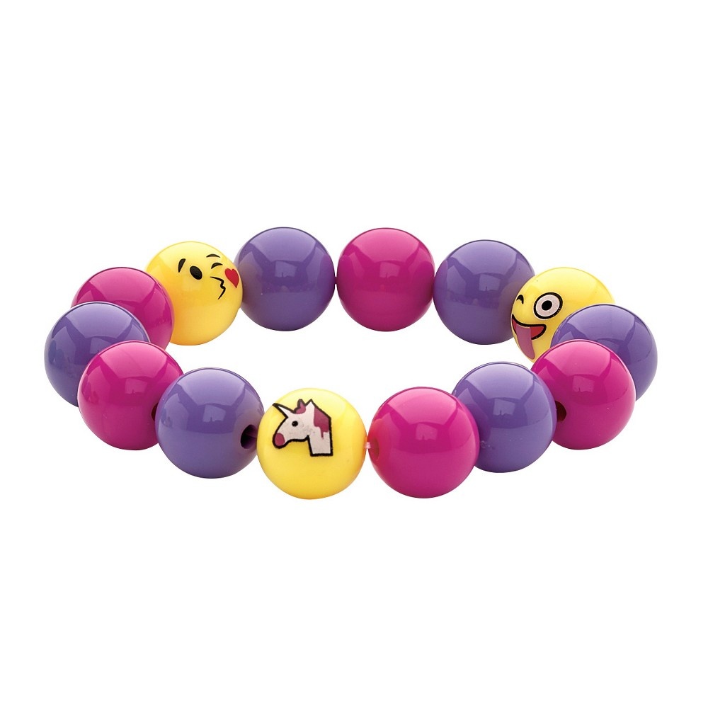 slide 7 of 8, Creativity for Kids Jewelry Kit - Emoji Bracelets, 1 ct