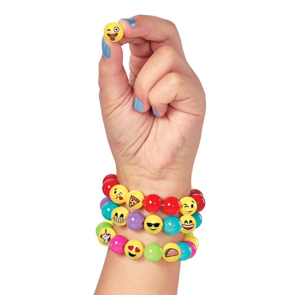 slide 8 of 8, Creativity for Kids Jewelry Kit - Emoji Bracelets, 1 ct