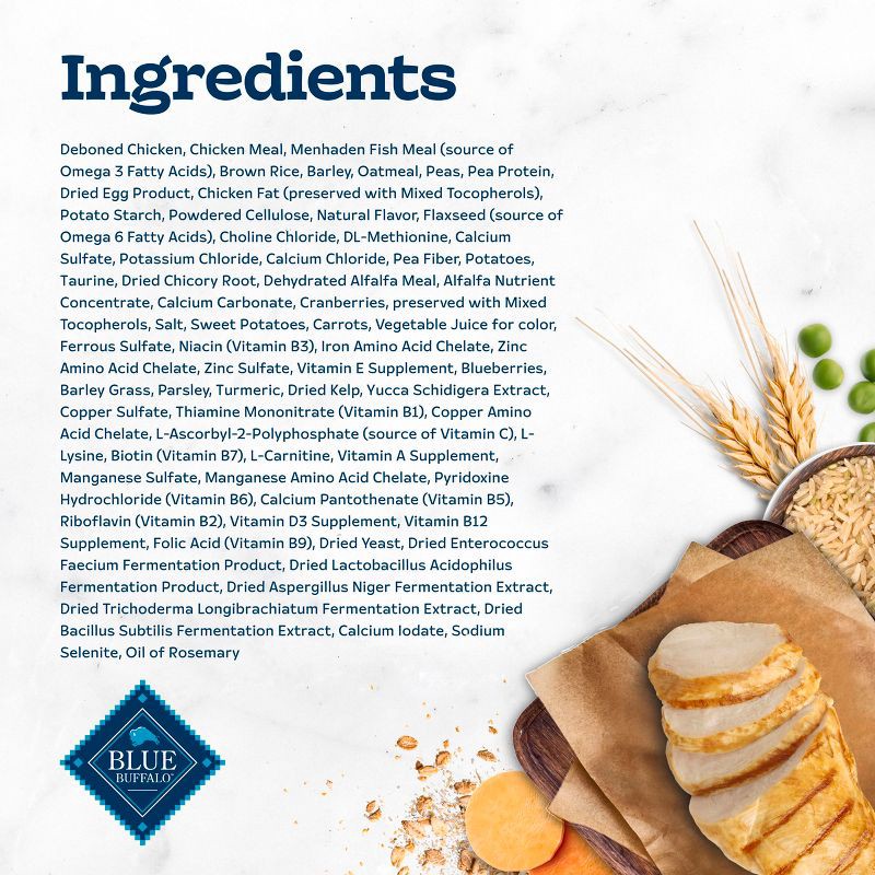 slide 3 of 11, Blue Buffalo Blue Tastefuls Adult Indoor Chicken & Brown Rice Recipe Dry Cat Food - 5lbs, 5 lb