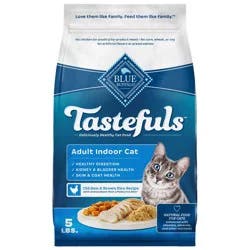 Blue Buffalo Blue Tastefuls Adult Indoor Chicken & Brown Rice Recipe Dry Cat Food - 5lbs