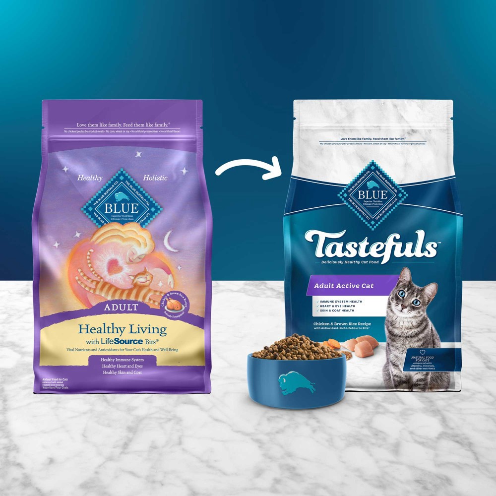 blue buffalo healthy living cat food