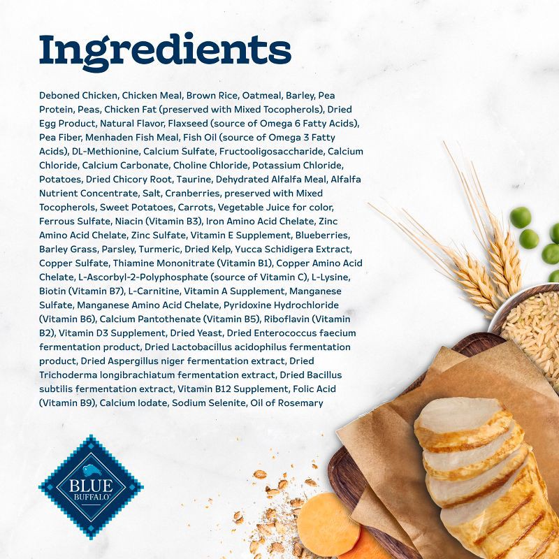 slide 3 of 11, Blue Buffalo Tastefuls Sensitive Stomach Natural Adult Dry Cat Food with Chicken - 5lbs, 5 lb