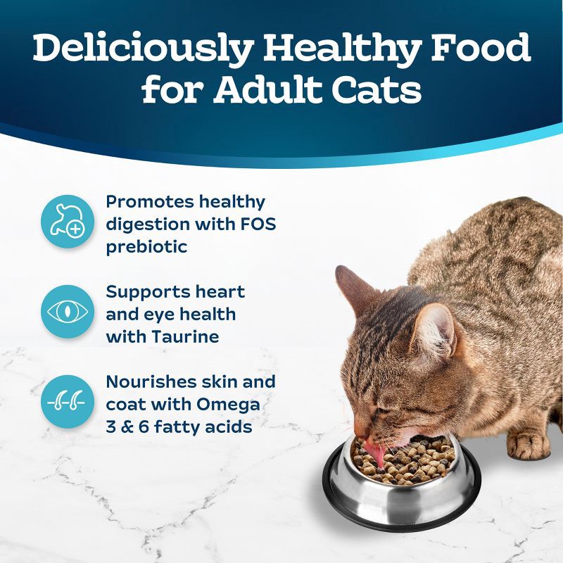 slide 4 of 10, Blue Buffalo Tastefuls Sensitive Stomach Natural Adult Dry Cat Food with Chicken - 5lbs, 5 lb